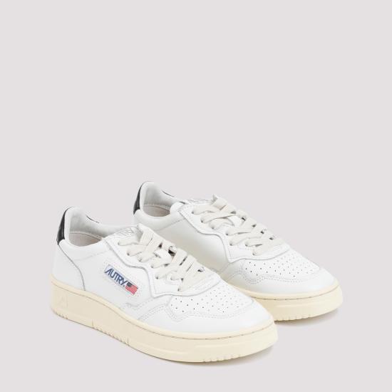 26FW 오트리 메달리스트 로우 레더 스니커즈 AULWLL22 WHT WHITE - AUTRY