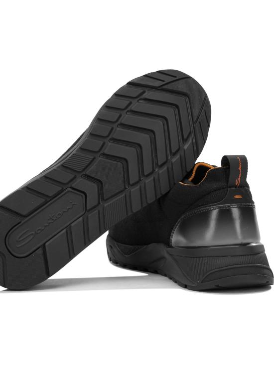 26FW 산토니 스니커즈 MBIO21601NERNHODN01N01 BLACK - SANTONI