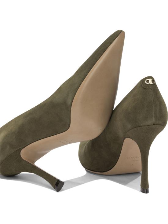 26FW 살바토레 페라가모 플랫 슈즈 0795711 GREEN - SALVATORE FERRAGAMO