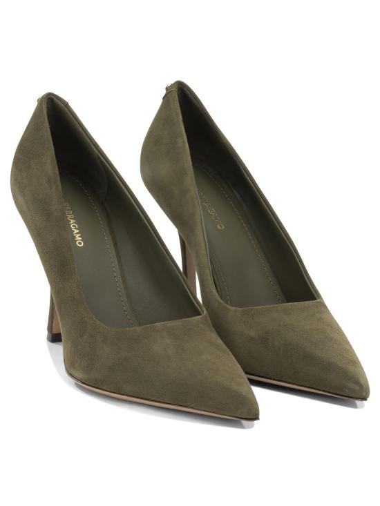 26FW 살바토레 페라가모 플랫 슈즈 0795711 GREEN - SALVATORE FERRAGAMO