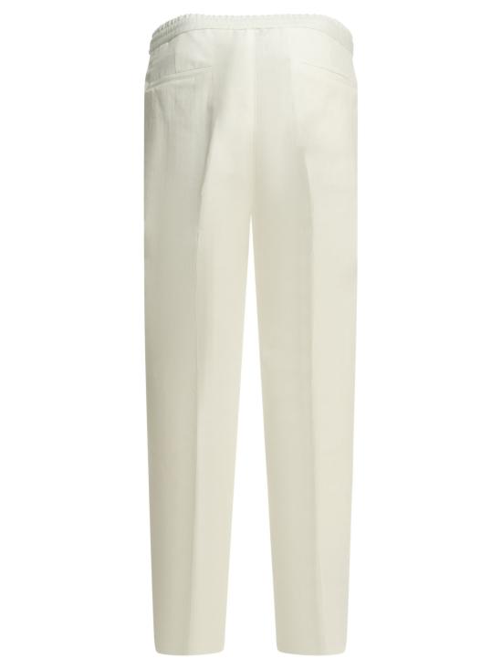 26SS 브루넬로 쿠치넬리 스트레이트 팬츠 MH255E1710C1900X WHITE - BRUNELLO CUCINELLI