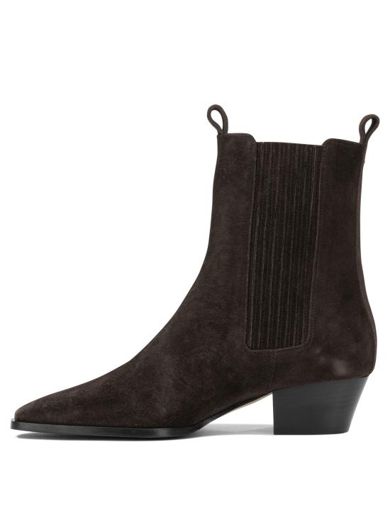 26FW 에이드 부츠 AGATACOWSUEDELEATHERMOKA BROWN - AEYDE