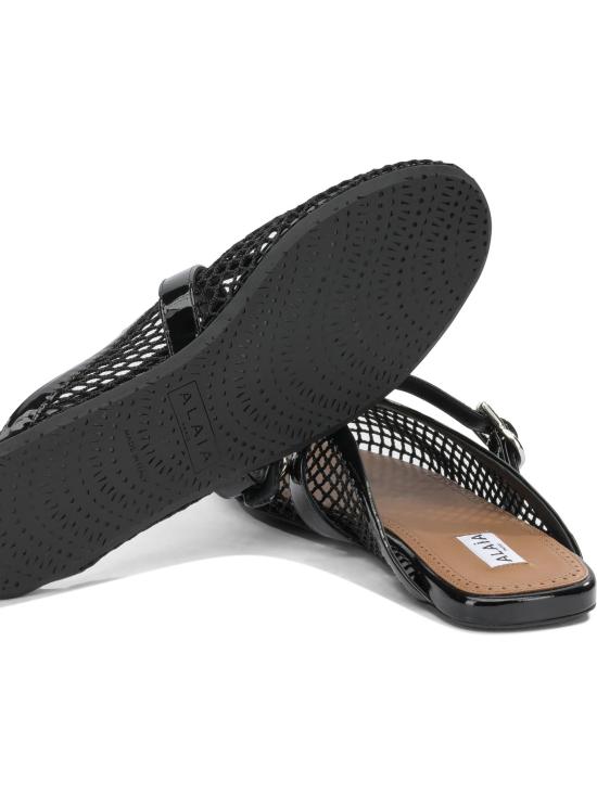 26FW 알라이아 샌들 AA3A1035A028999 BLACK - ALAIA
