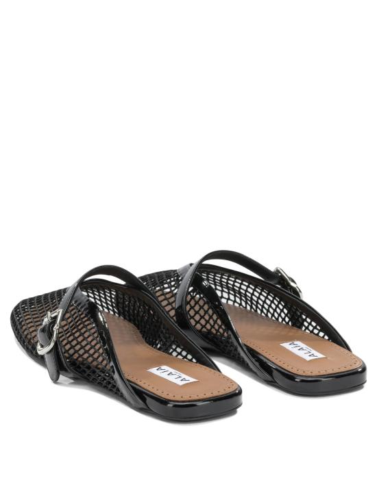 26FW 알라이아 샌들 AA3A1035A028999 BLACK - ALAIA