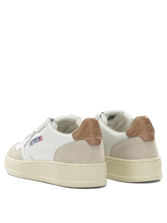 26FW 오트리 메달리스트 로우 레더 스니커즈 AULWLS16 WHITE - AUTRY
