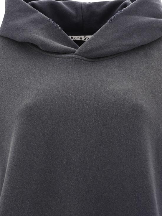  아크네 스튜디오 로고 후드 스웨터 CI0136900 BLACK - ACNE STUDIOS