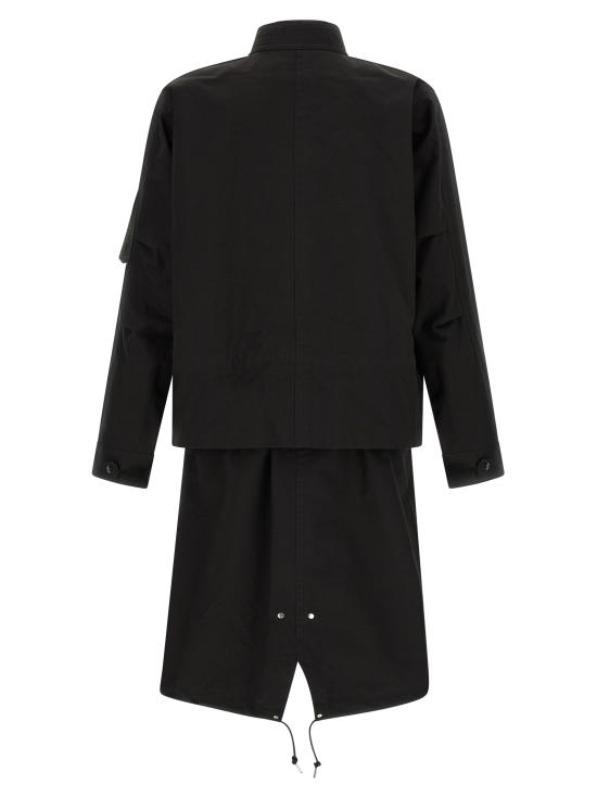 26FW 사카이 트렌치 코트 2604034M045 Black - SACAI