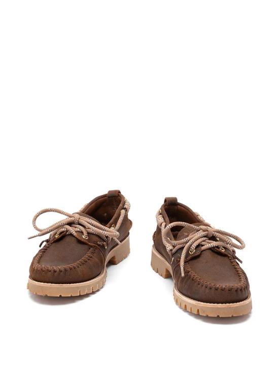 26FW 골든구스 왁스드 스웨이드 크루즈 로퍼 GMF01048F00819255372 BROWN - GOLDEN GOOSE