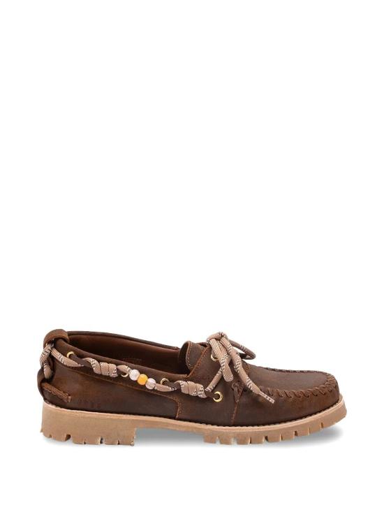 26FW 골든구스 왁스드 스웨이드 크루즈 로퍼 GMF01048F00819255372 BROWN