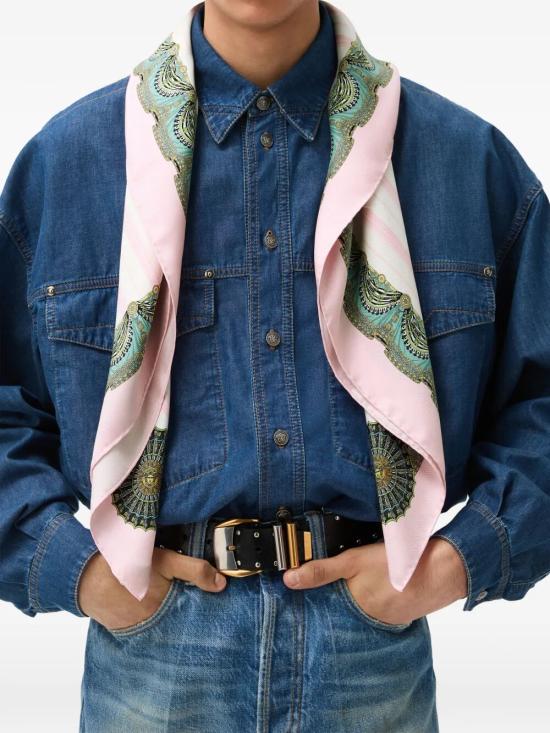 26FW 베르사체 머플러/스카프 10016001A18817 5PG90 PINK PURPLE - VERSACE