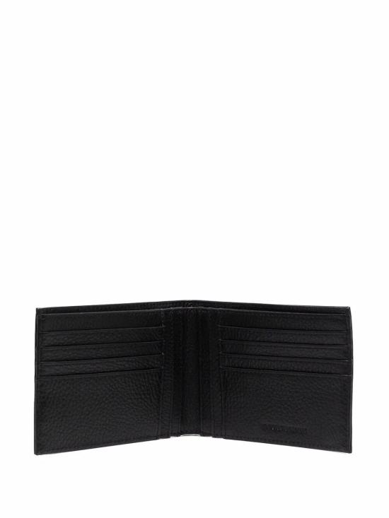 26FW 엠포리오 아르마니 텀블 레더 코인 퍼스 반지갑 Y4R166Y068E099 80001 BLACK - EMPORIO ARMANI