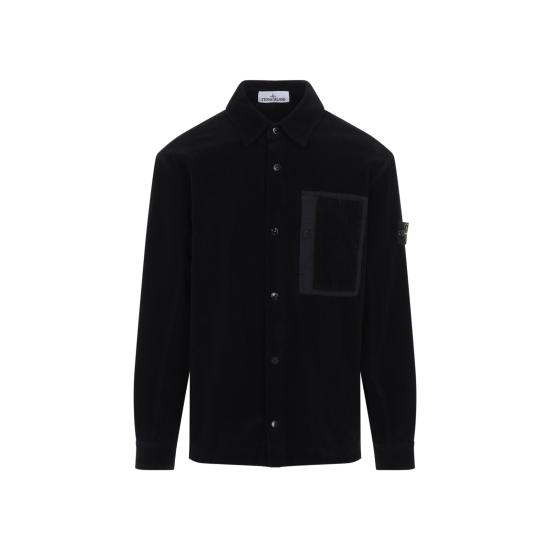 26FW 스톤 아일랜드 긴팔 셔츠 L2S151200016S0212 V0029 BLACK
