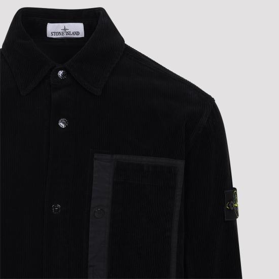 26FW 스톤 아일랜드 긴팔 셔츠 L2S151200016S0212 V0029 BLACK - STONE ISLAND