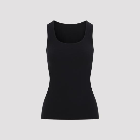 26FW 월포드 민소매 티셔츠 53502 7005 BLACK - WOLFORD