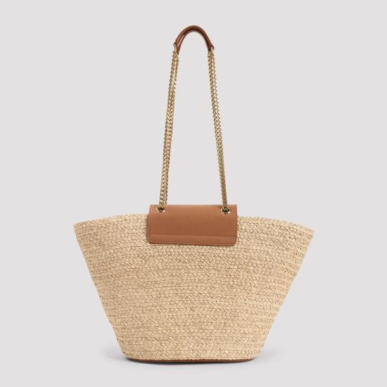 26SS 생로랑 파니에 라피아 바스켓 백 파니에 라피아 바스켓 백 868646GAAG2 9929 BEIGE O TAN - SAINT LAURENT