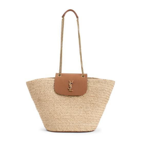 26SS 생로랑 파니에 라피아 바스켓 백 파니에 라피아 바스켓 백 868646GAAG2 9929 BEIGE O TAN