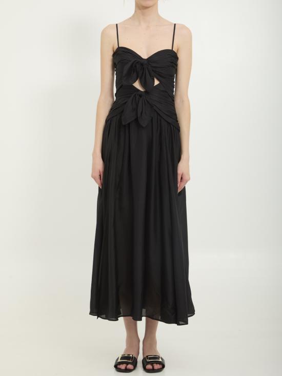 26FW 짐머만 미디 원피스 9037DSS261BLK BLACK