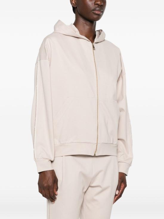 26FW 파비아나 필리피 후드 티셔츠 JED216F263M3100164 BEIGE - FABIANA FILIPPI