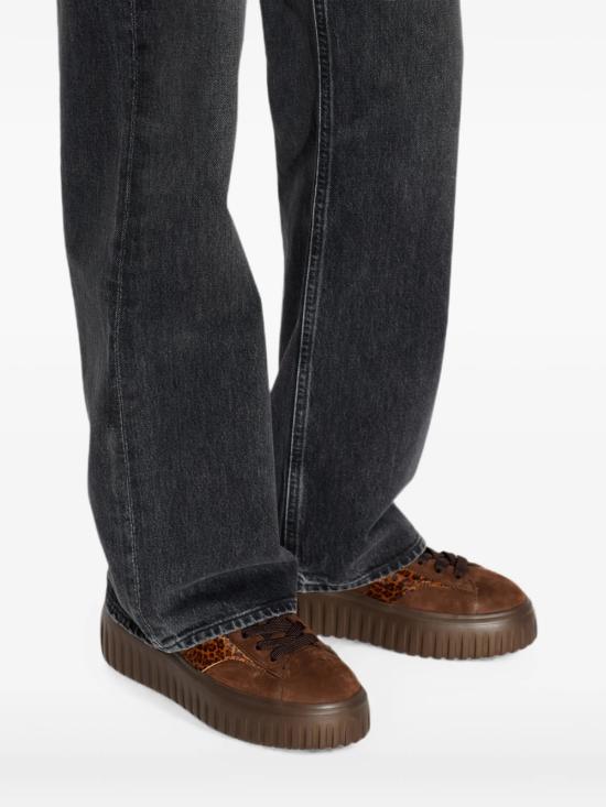 26FW 호간 스니커즈 HXW6450FE9AVH80R1D BROWN - HOGAN