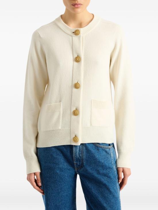 26FW 발망 가디건 HF1KL917KI870KA WHITE - BALMAIN