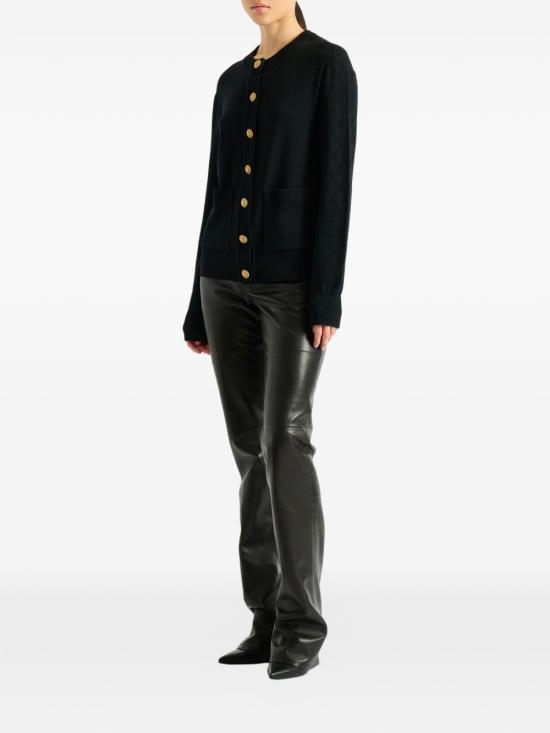 26FW 발망 가디건 HF1KN085KJ990PA BLACK - BALMAIN