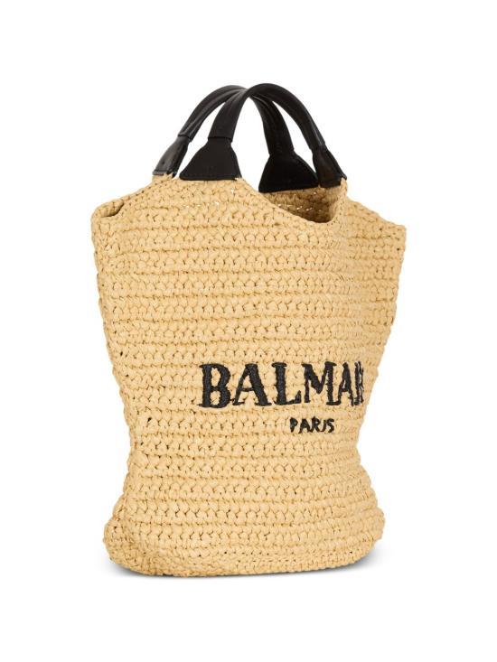 26FW 발망 토트백 HN1FA089TRAYGTE BEIGE - BALMAIN