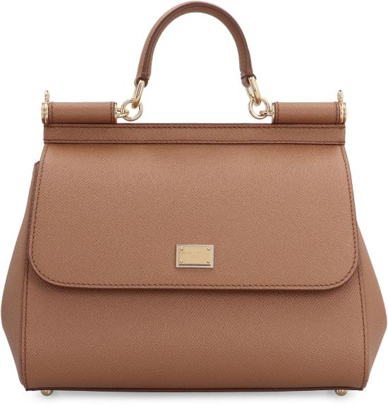 26FW 돌체앤가바나 라지 시실리 핸드백 BB6002B10018M417 CAMEL - DOLCE & GABBANA