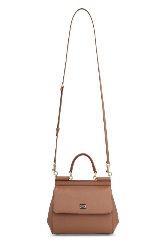 26FW 돌체앤가바나 미디움 시실리 핸드백 BB6003B10018M417 CAMEL - DOLCE & GABBANA