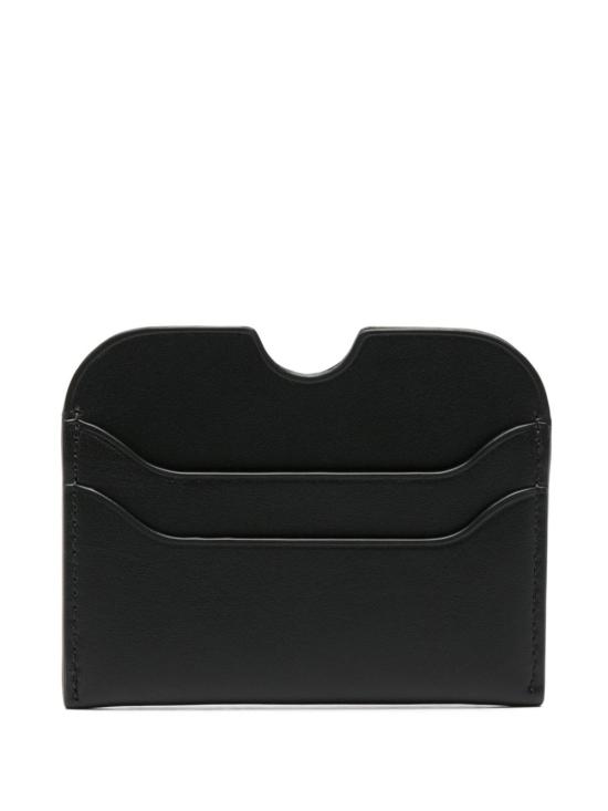 26FW 아크네 스튜디오 슬림 레더 로고 카드 지갑 슬림 레더 로고 카드 지갑 CG0234900 BLACK - ACNE STUDIOS