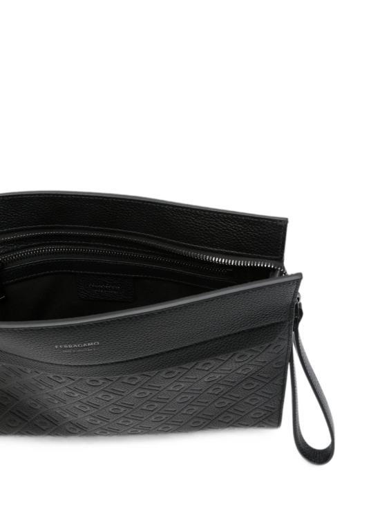 26FW 살바토레 페라가모 클러치/파우치 241922793960001 BLACK - SALVATORE FERRAGAMO