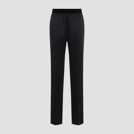26FW 톰포드 스트레이트 팬츠 PAW683FAX1720NAA BLACK - TOMFORD