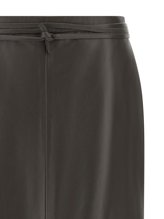 26FW 알베르타 페레티 미디 스커트 A370566900092 Brown - ALBERTA FERRETTI