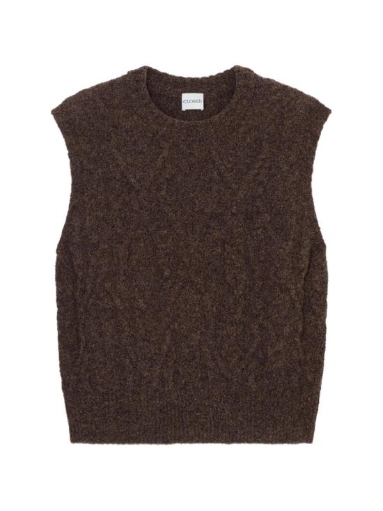 26FW 클로즈드 스웨터 C9683098W22963 BROWN