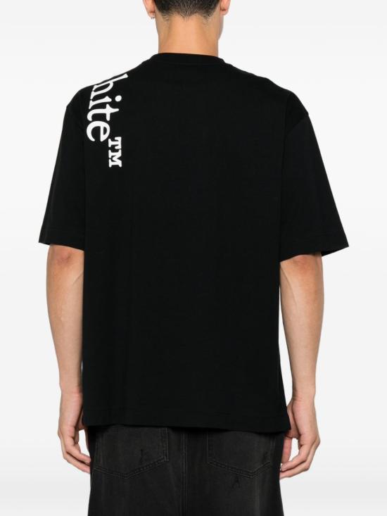 26FW 오프화이트 반팔 티셔츠 OMAA120F26JER01000 BLACK - OFF WHITE