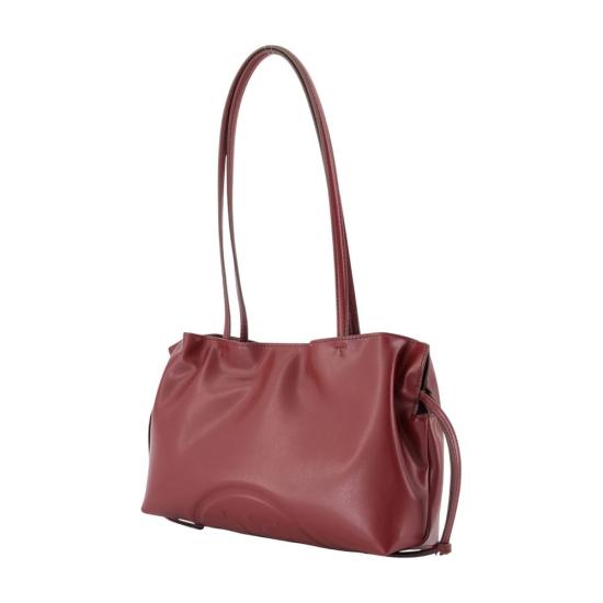 26FW 토리버치 엘라 리사이클드 드로스트링 스몰 토트 핸드백 178768601 RED - TORY BURCH