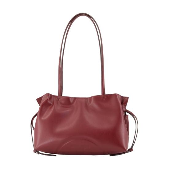 26FW 토리버치 엘라 리사이클드 드로스트링 스몰 토트 핸드백 178768601 RED