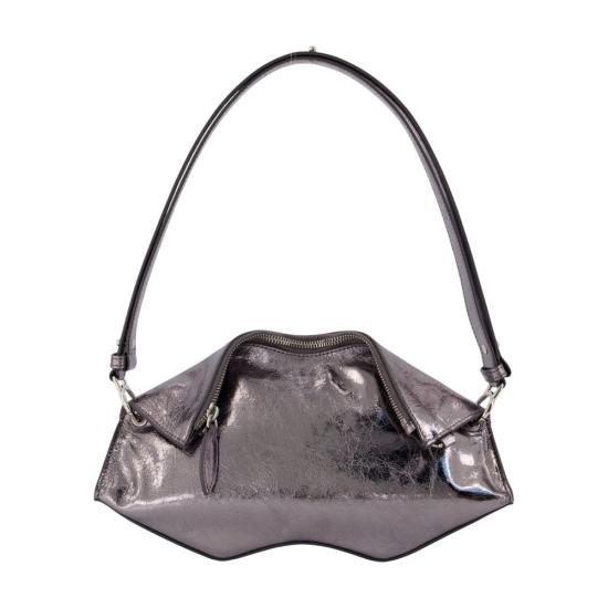 26FW 알렉산더 맥퀸 클러치/파우치 8613741HBBB1402 SILVER