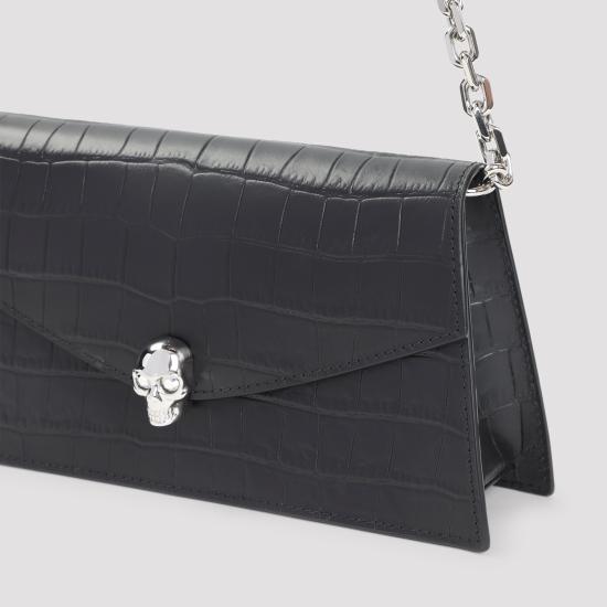 26FW 알렉산더 맥퀸 클러치/파우치 8746981HBT21000 BLACK - ALEXANDER MCQUEEN
