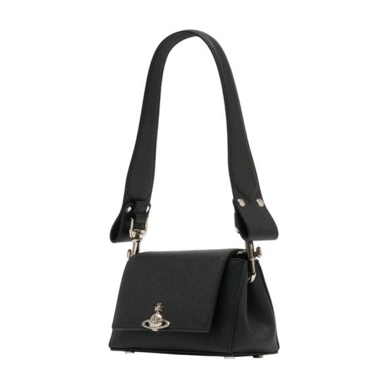26FW 비비안웨스트우드 헤이즐 스몰 핸드백 4603000WWS0021N401 BLACK - VIVIENNE WESTWOOD