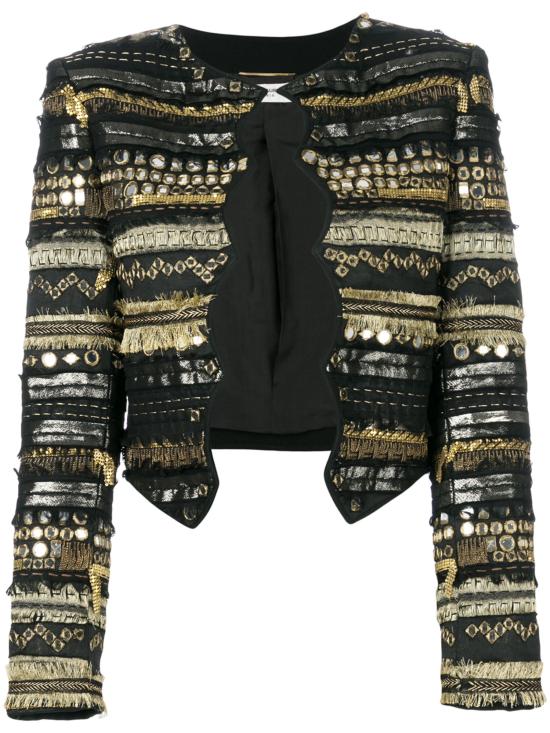 25FW 생로랑 자켓 506442Y117W 1000 BLACK GOLD