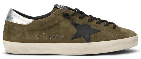 26FW 골든구스 슈퍼스타 스니커즈 GMF00101F008697 36102 DARK GREEN BLACK SILVER - GOLDEN GOOSE