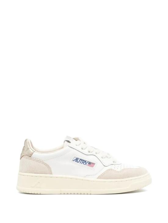 26FW 오트리 메달리스트 로우 레더 스니커즈 AULWLS75099 LEAT WHITE
