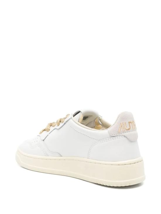 26FW 오트리 메달리스트 로우 레더 스니커즈 AULWSW01099 LEAT WHITE - AUTRY