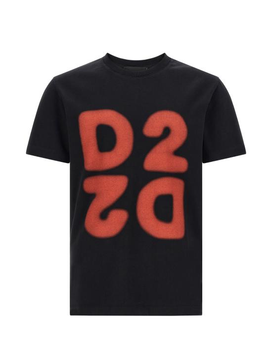 26FW 디스퀘어드2 반팔 티셔츠 S74GD1579D20106 900 BLACK
