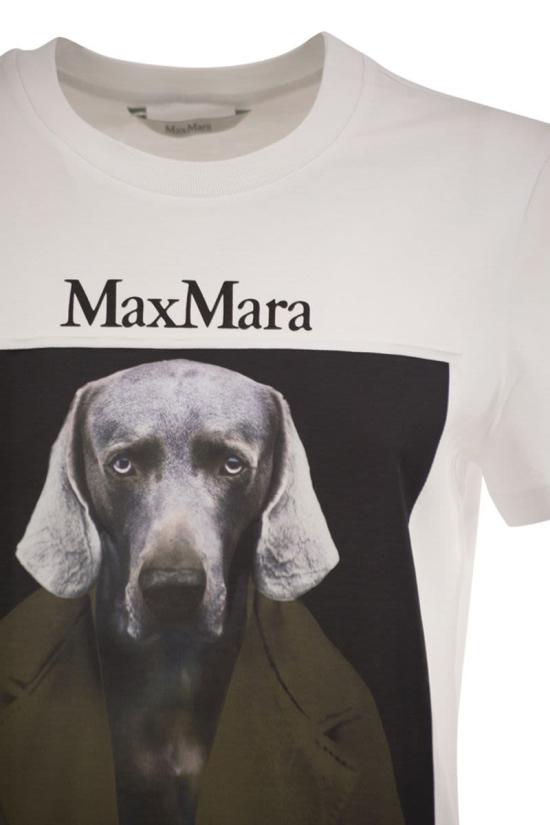 26FW 막스마라 반팔 티셔츠 2621946071600 010 WHITE - MAX MARA