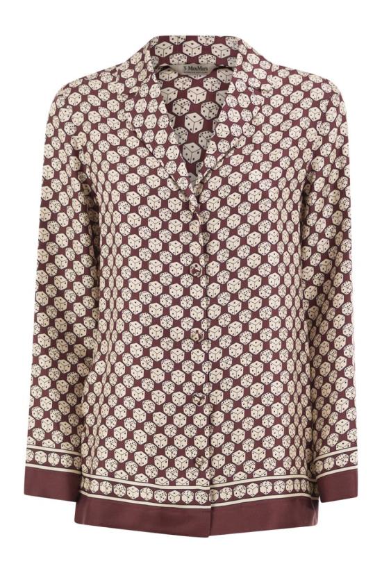 26FW 에스막스마라 블라우스 2629116052600 008 BORDEAUX