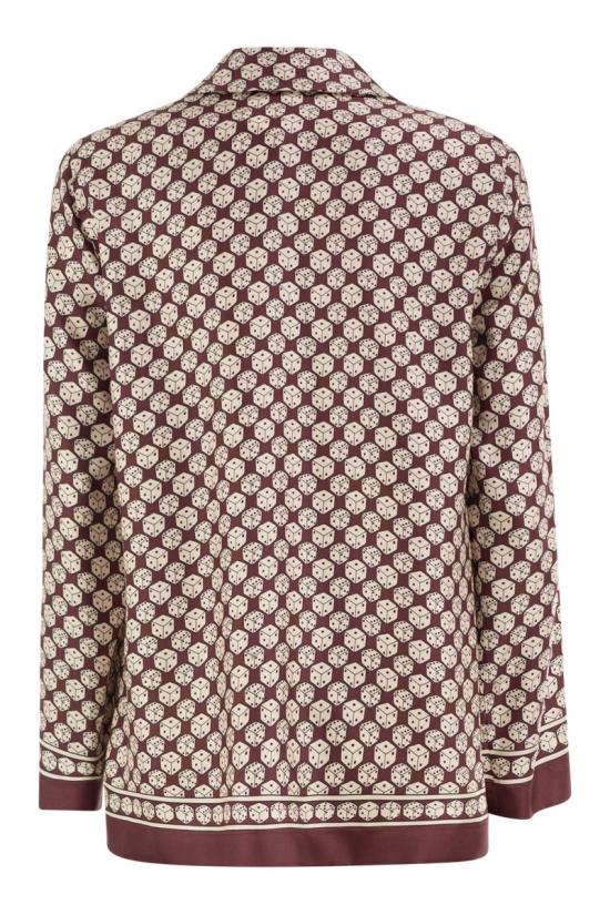 26FW 에스막스마라 블라우스 2629116052600 008 BORDEAUX - 'S MAX MARA