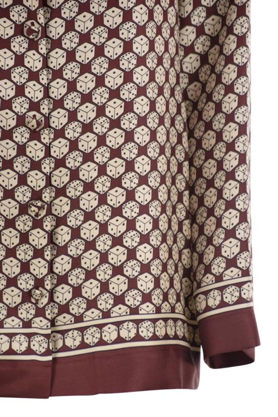 26FW 에스막스마라 블라우스 2629116052600 008 BORDEAUX - 'S MAX MARA