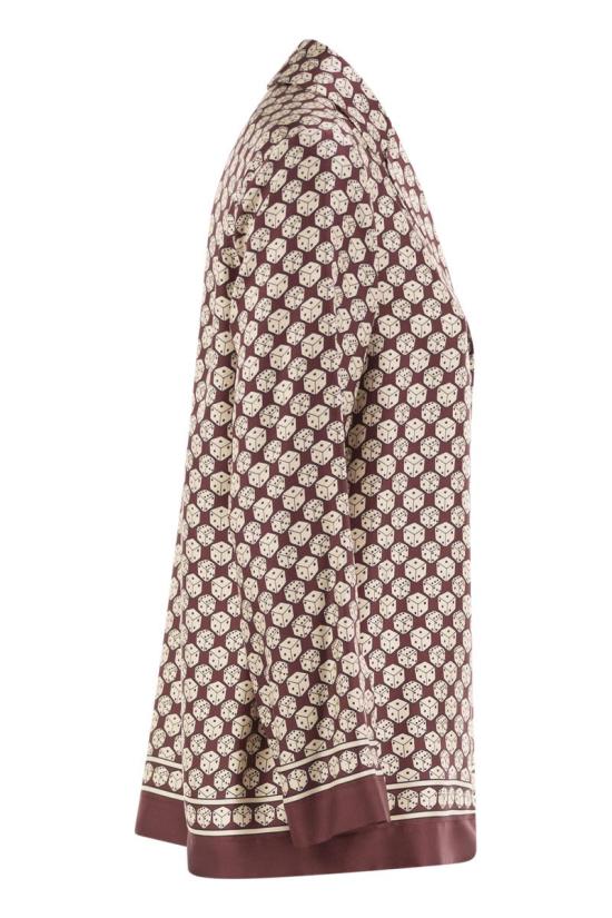 26FW 에스막스마라 블라우스 2629116052600 008 BORDEAUX - 'S MAX MARA