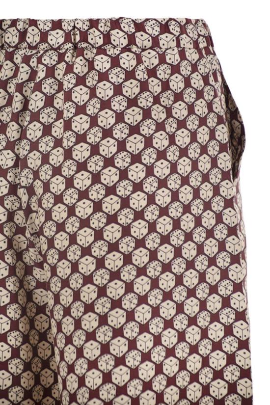 26FW 에스막스마라 팔라초 팬츠 2629136012600 008 BORDEAUX - 'S MAX MARA